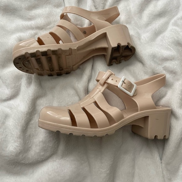 Tan Jelly Shoes - Picture 3 of 4